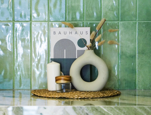  Zellige-style backsplash 